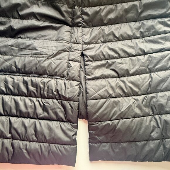 PACIBE Puffer Vest Womens M Black Quilted Sleeveless Polyester Zip Front Warm - Picture 4 of 7